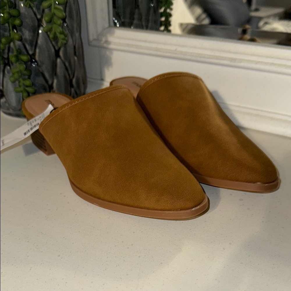 Elegant Tan Mules